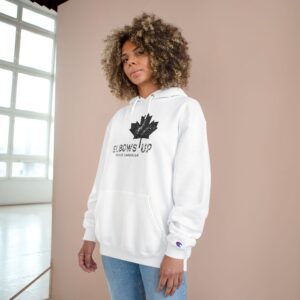 Proud Canadian Hoodie - Elbows Up Design