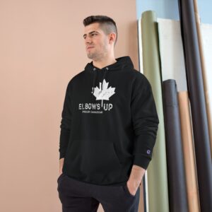 Proud Canadian Hoodie - Elbows Up Design