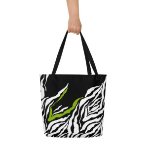 Große Strandtasche ZebraStyle
