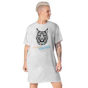 T-Shirt-Kleid - Spirits of the wood, mit coolem Luchs Motiv