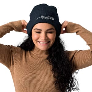 Gerippte Bio-Beanie - "Inspired by Nature"
