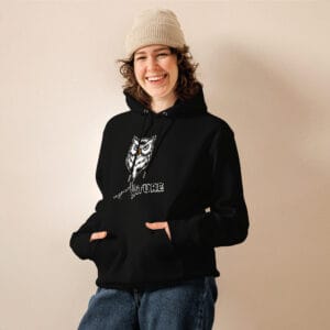 Bio Unisex-Kapuzenpullover - "inspired by nature" Eule