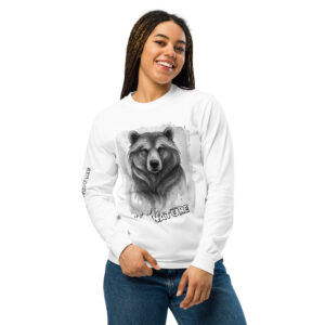 Inspired by nature - für Bärenfans  - Schweres Langarmshirt