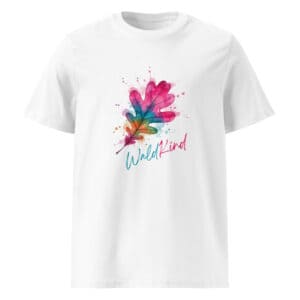 Unisex Bio-T-Shirt mit Eichenblattmotiv "WaldKind"
